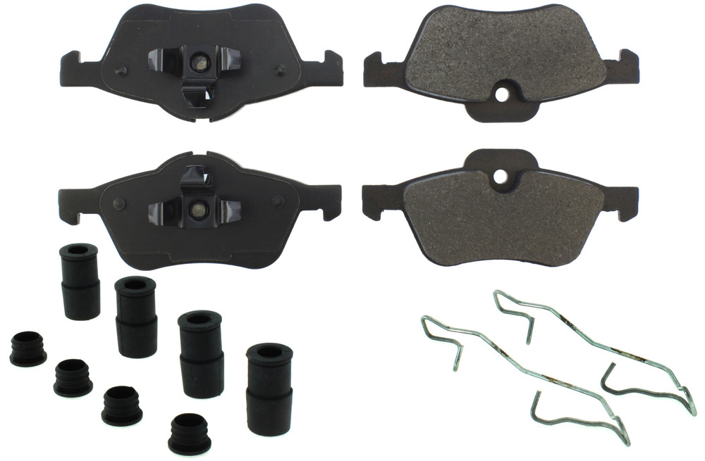 Centric Brake Parts Posi-Quiet Semi-Metallic Brake Pads With Hardwar 104.0939
