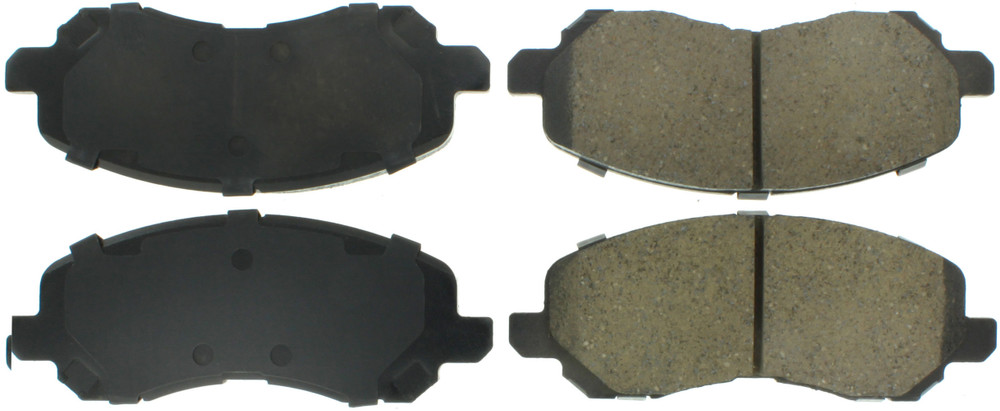 Centric Brake Parts Posi-Quiet Ceramic Brake Pads With Shims And Har 105.0866