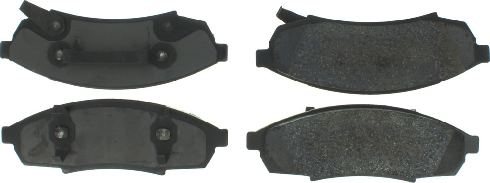 Centric Brake Parts Premium Semi-Metallic Br Ake Pads With Shims And 300.0376