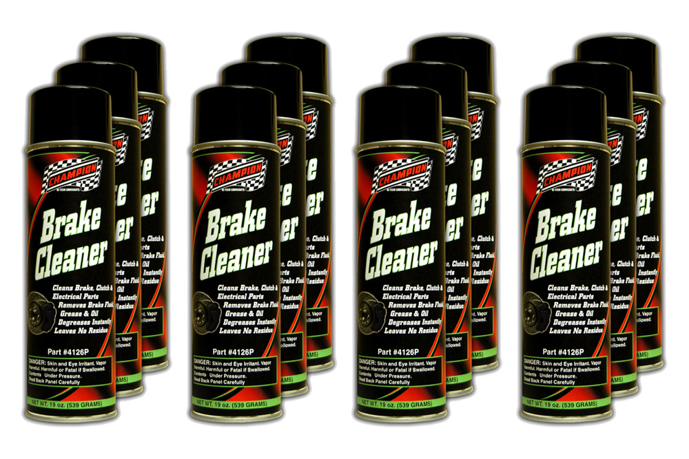 Champion Brand Brake Cleaner Chlorinate D Case 12X19Oz Cans 4126P/12