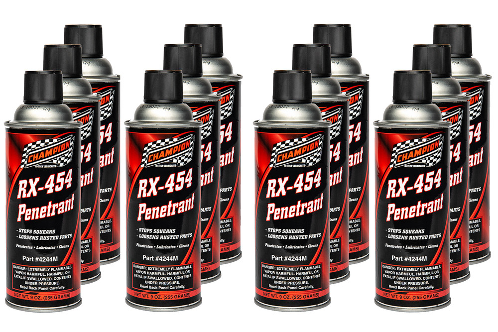Champion Brand Rx-454 Penetrant Case 12 X 9Oz 50 State Formula 4244M/12