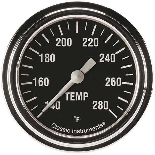 Classic Instruments Hot Rod Temperature Gaug E 2-5/8 Full Sweep Hr326Slf-12