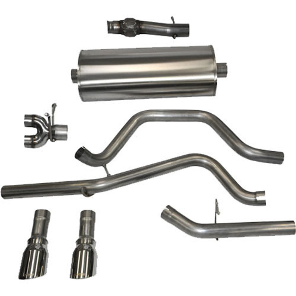 Corsa Performance 14-   Gm P/U 1500 5.3L Cat Back Exhaust System 14867