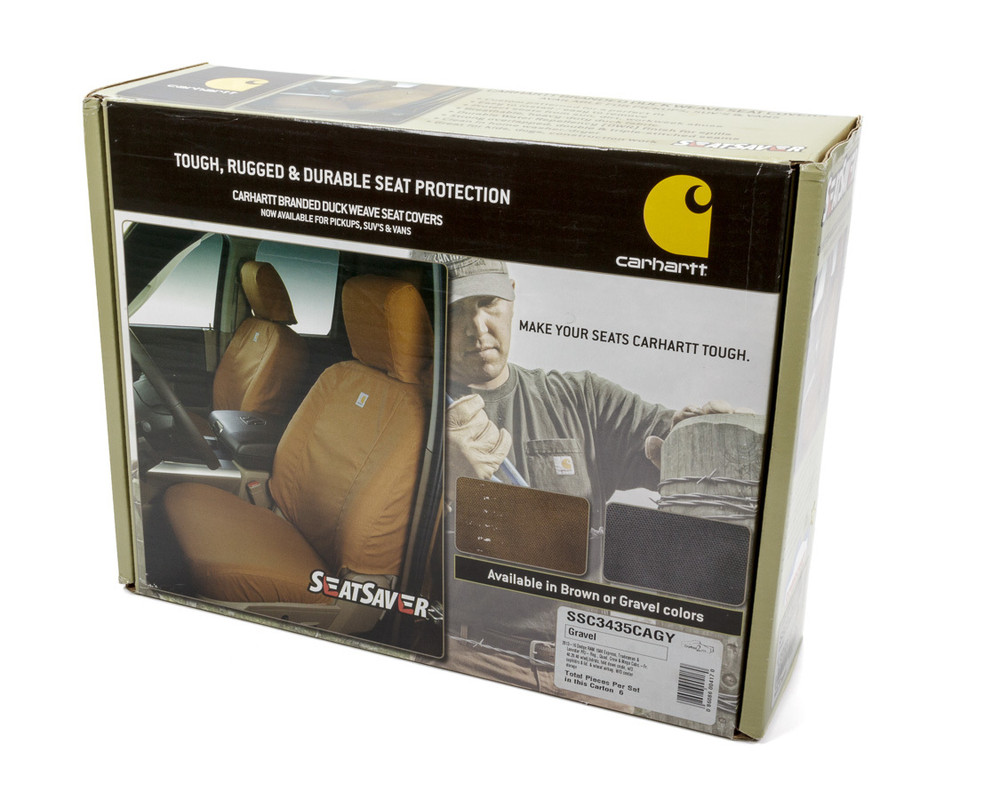 Covercraft Carhartt Seat Saver Gray Front 13-16 Dodge Ram Ssc3435Cagy
