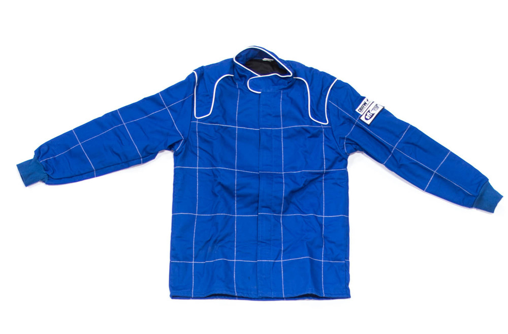 Crow Safety Gear Jacket 2-Layer Proban Blue Xl 28033