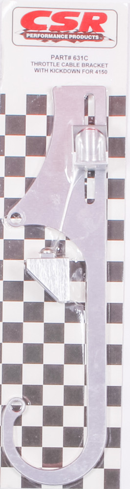 Csr Performance Throttle Cable Bracket W/Kickdown - 4150 631C Csr Performance Throttle Cable Bracket W/Kickdown - 4150 631C