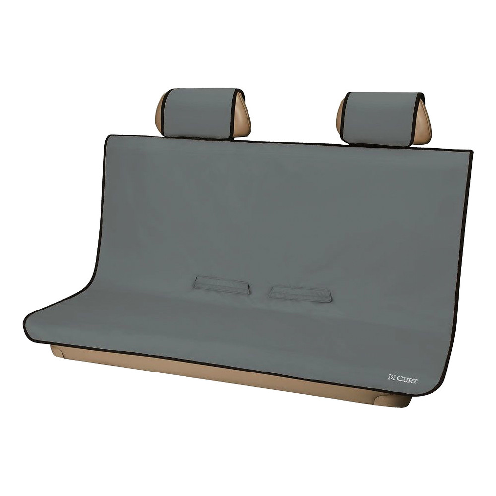 Curt Manufacturing Seat Defender 58In X 55 In Waterproof Grey 18510