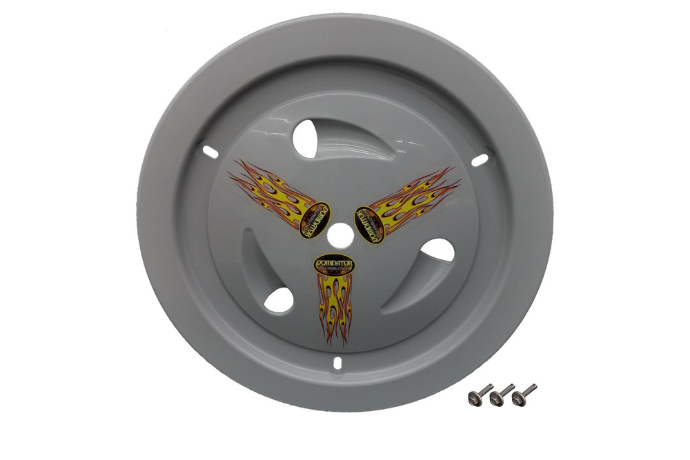 Dominator Race Products Wheel Cover Bolt-On Gray 1013-B-Gry