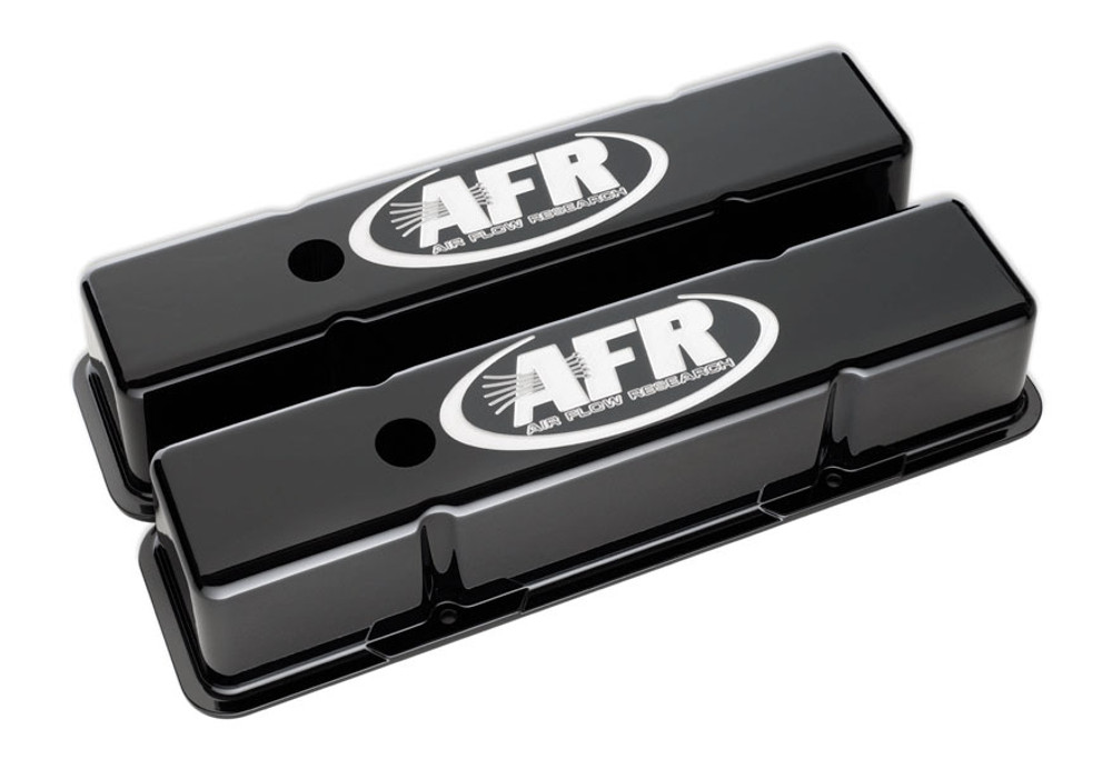 Air Flow Research Sbc Tall Alum Valve Cvr Black W/Afr Logo 6705 Air Flow Research Sbc Tall Alum Valve Cvr Black W/Afr Logo 6705
