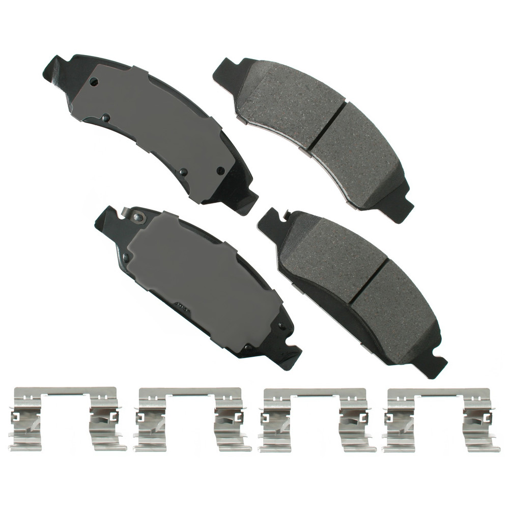 Akebono Brake Corporation Proact Ultra-Premium Bra Ke Pads - Front Act1363