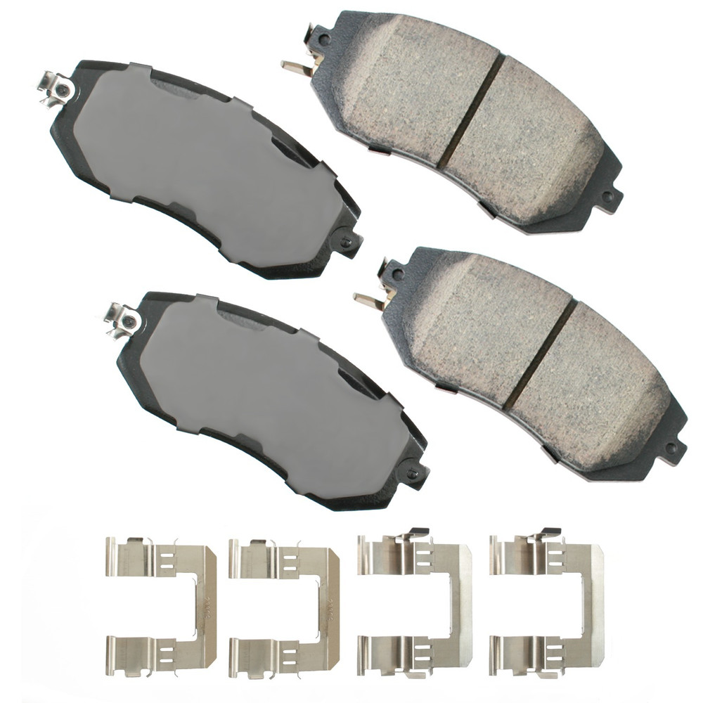 Akebono Brake Corporation Brake Pads Scion Fr-S 13 -16 Subaru Brz 13-20 Asp1539 Akebono Brake Corporation Brake Pads Scion Fr-S 13 -16 Subaru Brz 13-20 Asp1539