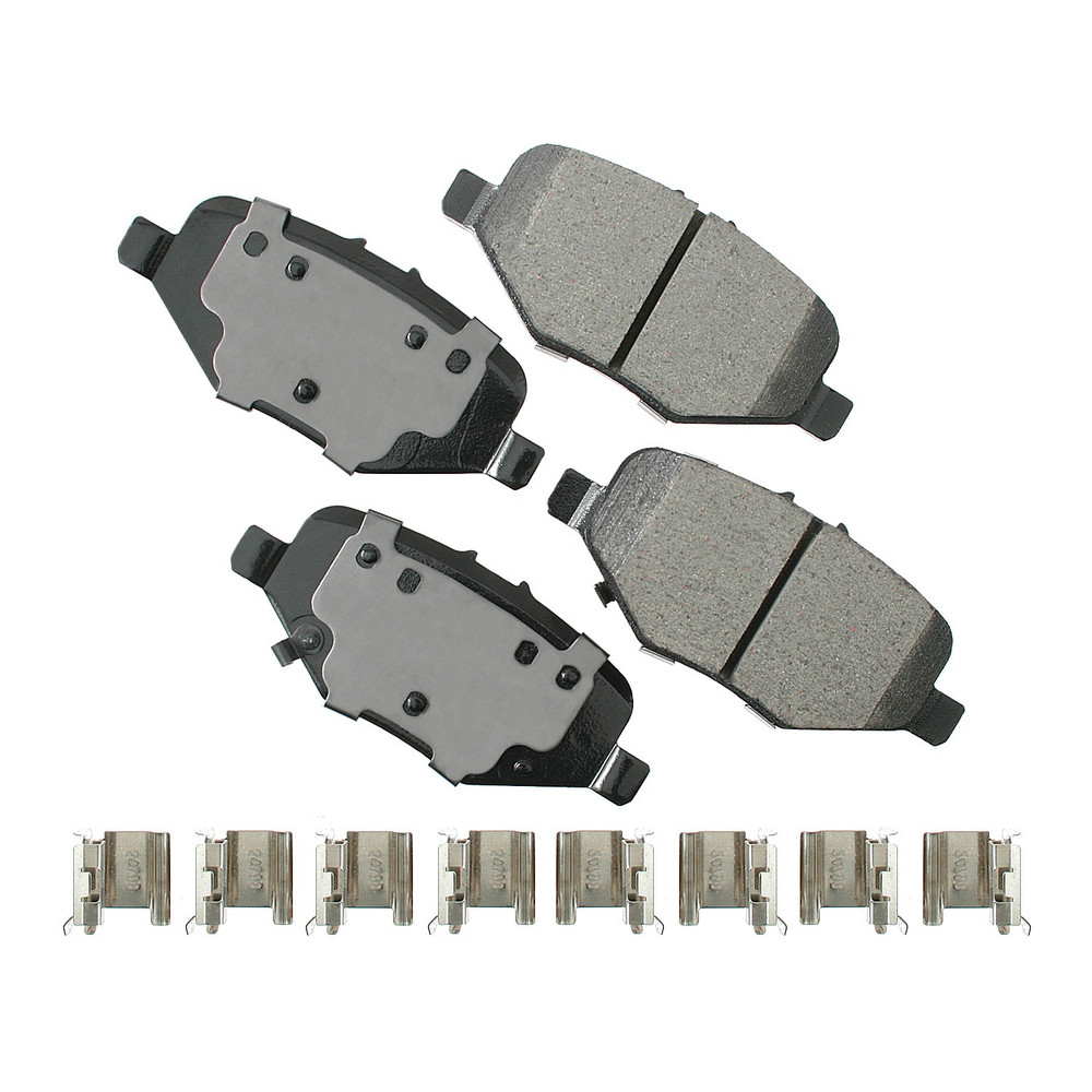Akebono Brake Corporation Brake Pads Dodge Caravan 12-16 Asp1612
