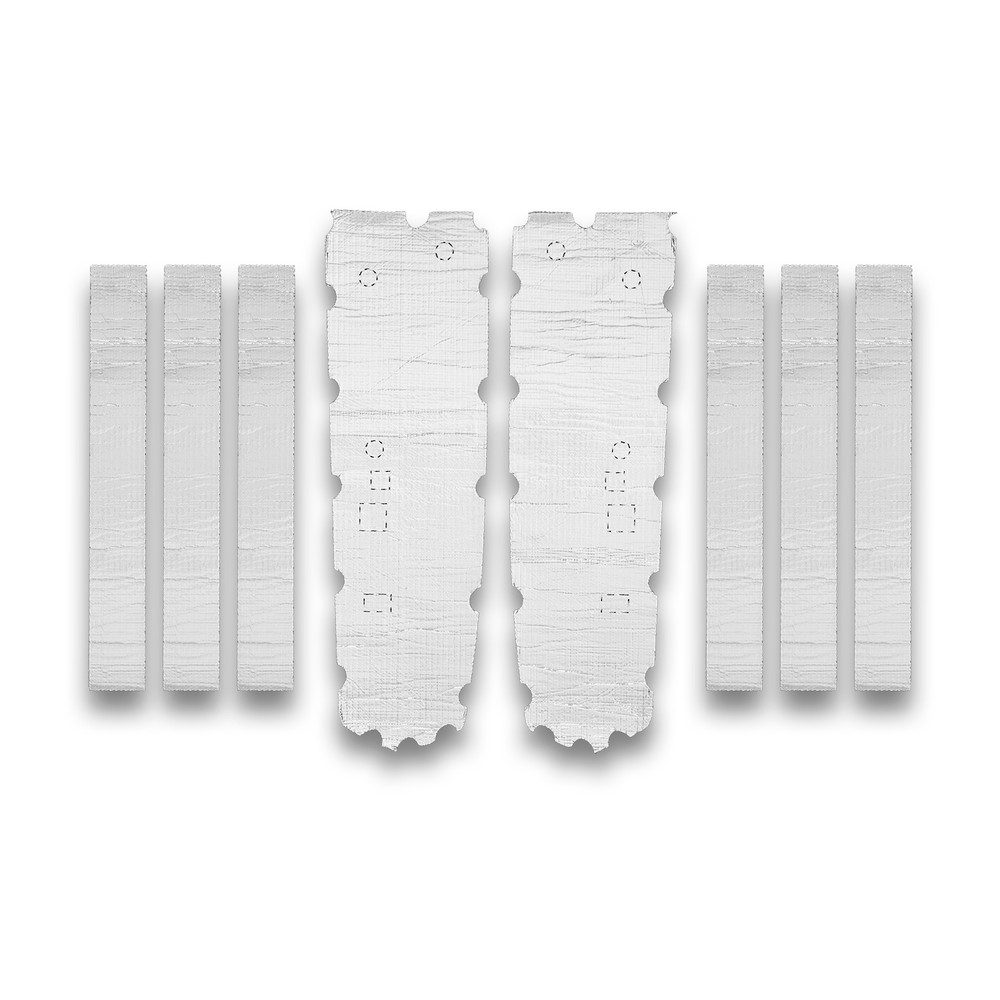 Flatline Barriers 67-68 Ford Mustang Coupe Door Insulation Kit FTLTABZ6004 Flatline Barriers 67-68 Ford Mustang Coupe Door Insulation Kit FTLTABZ6004