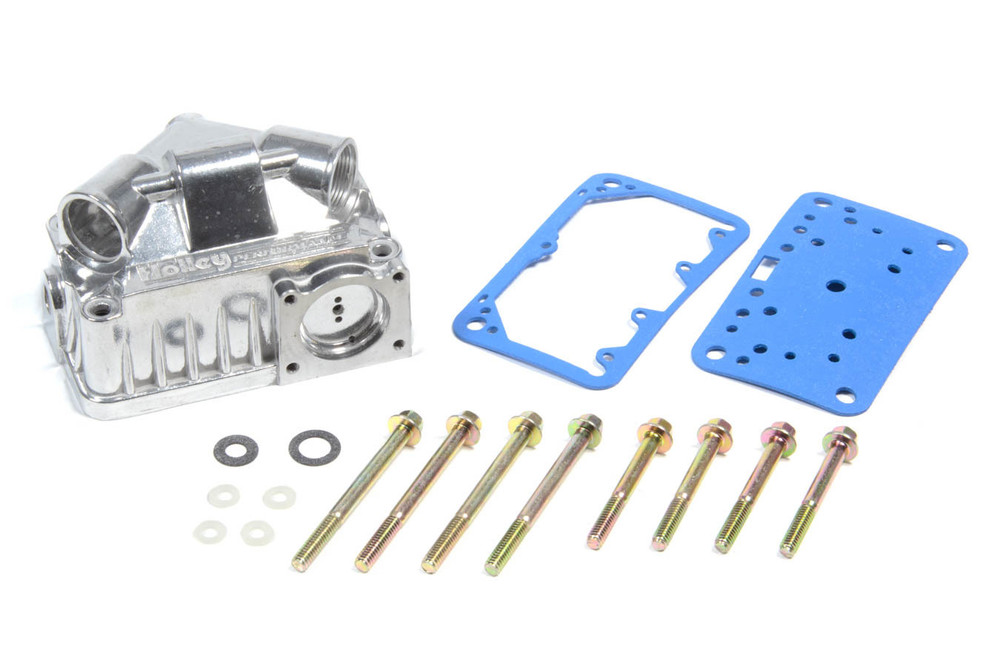 Holley Alm. Fuel Bowl Kit Secondary - Polish HLY134-73S