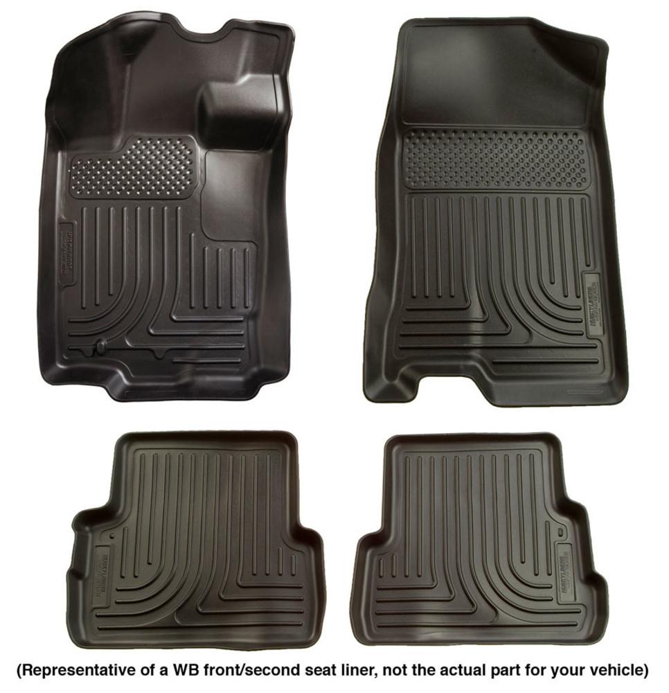 Husky Liners 11-  Dodge Charger Front /2nd Floor Liners Black HSK98061