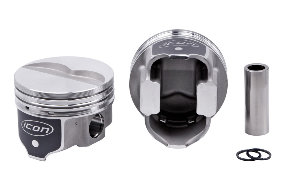 Icon Pistons BBM FHR Forged Piston Set 4.350 Bore -5.6cc ICNIC9953.030
