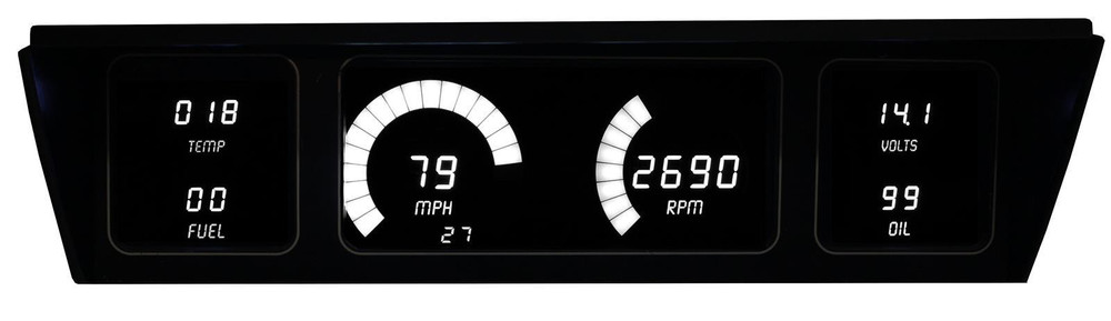 Intellitronix LED Digital Gauge Panel Impala/Carprice 77-90 ITLDP1211W