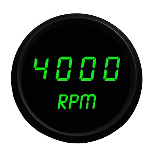 Intellitronix 2-1/16 LED Digital Tach Programmable 9900 RPM ITLM9002G