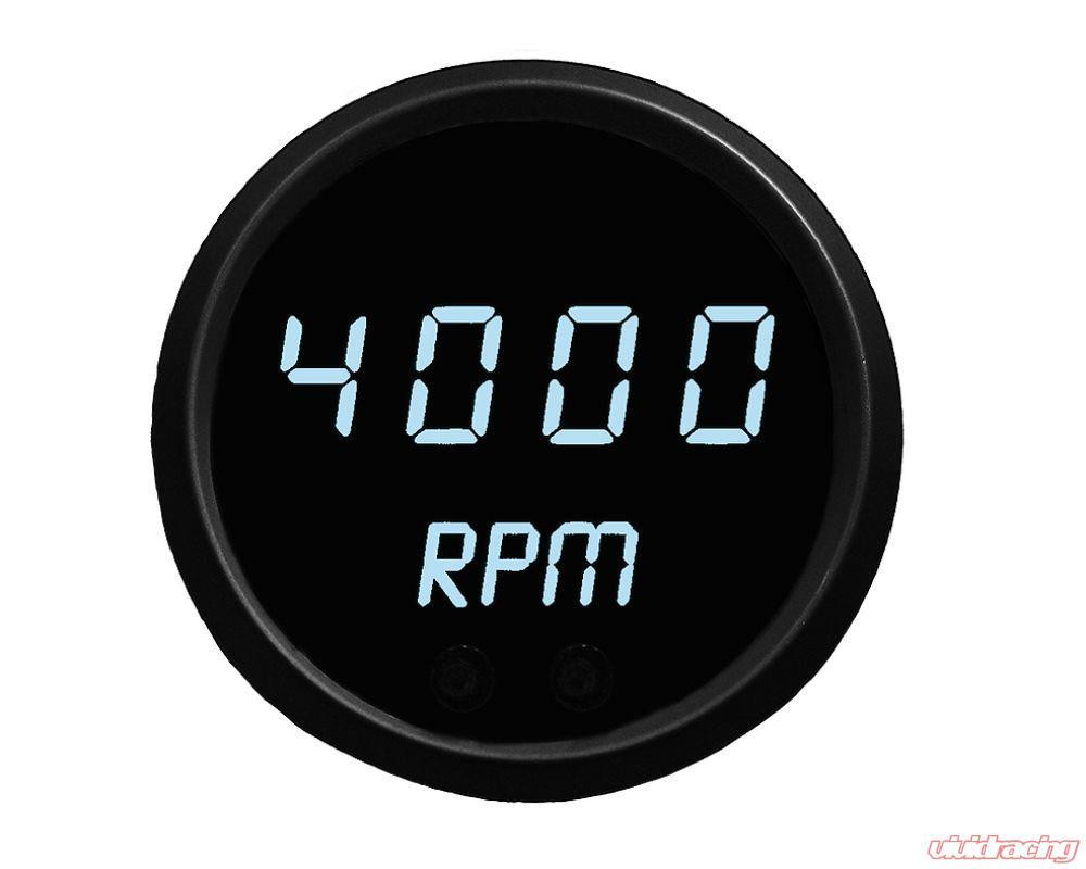 Intellitronix 2-1/16 LED Digital Tach Programmable 9900 RPM ITLM9002W
