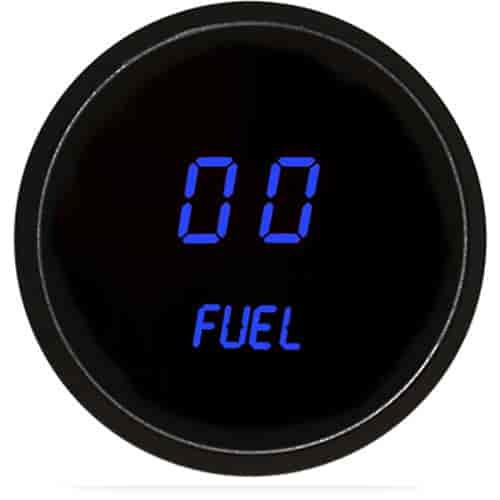 Intellitronix 2-1/16 LED Digital Fuel Gauge Programmable ITLM9016B