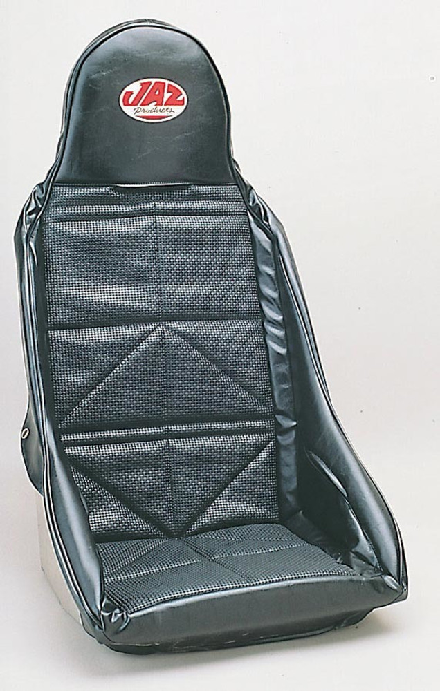 Jaz Drag Race Seat Cover Black Vinyl JAZ150-301-01