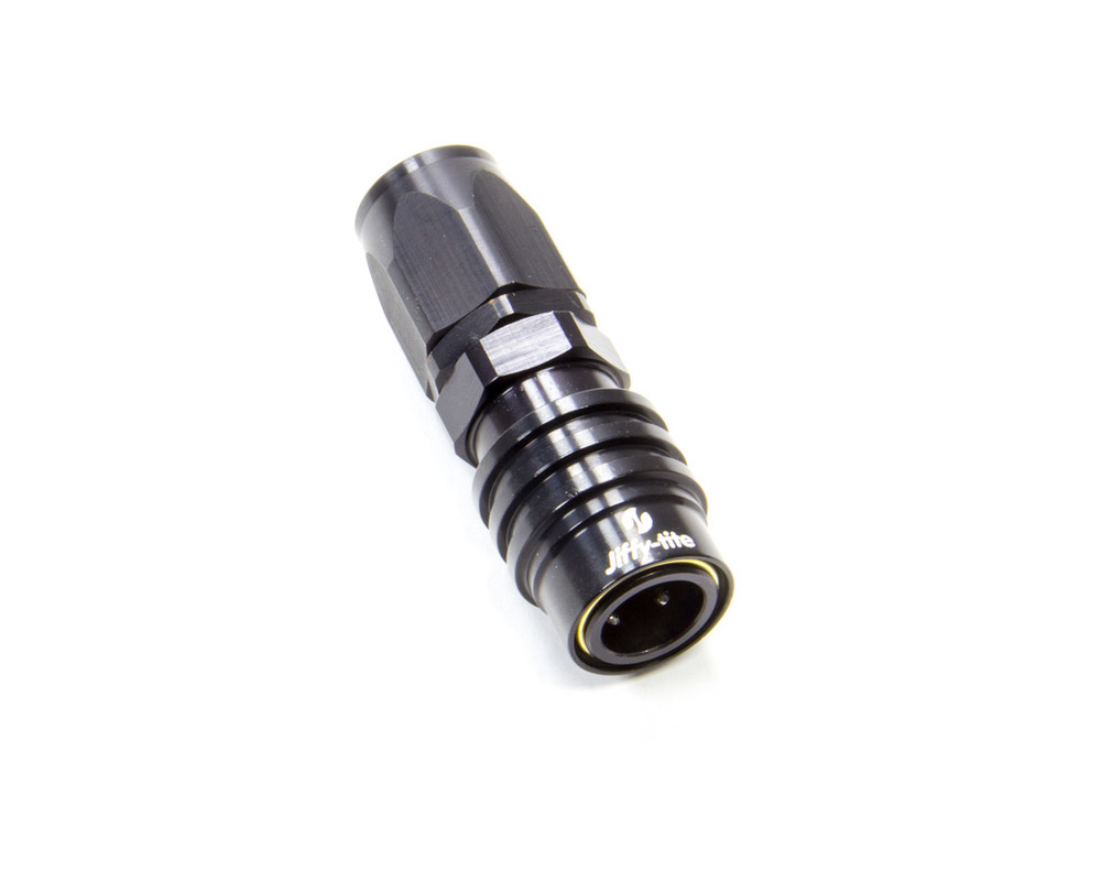 Jiffy-tite Q/R #8 Str Hose End Black JFT31608J