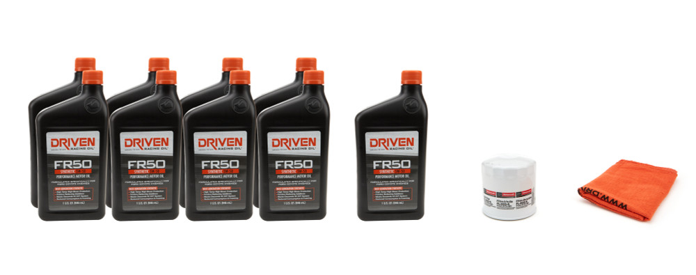 Driven Racing Oil 5w50 Oil Change Kit 07- 12 Mustang GT500 5.4L JGP20752K