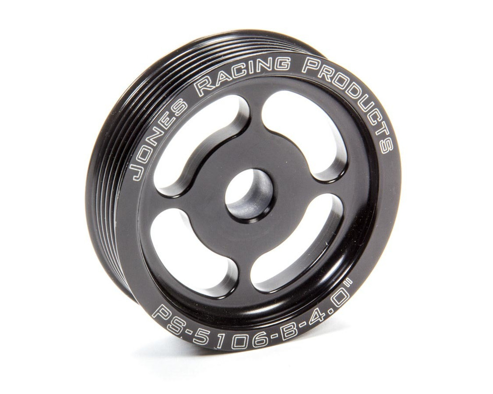 Jones Racing Products Power Steering Pulley Serpentine 4in JRPPS-5106-B-4 Jones Racing Products Power Steering Pulley Serpentine 4in JRPPS-5106-B-4