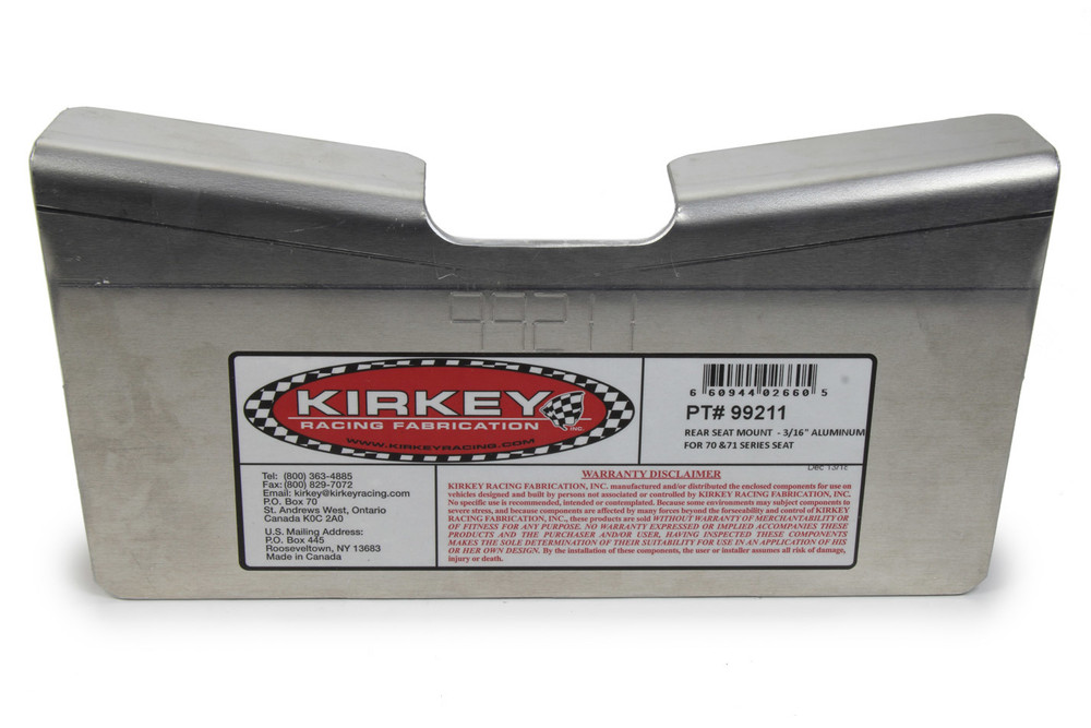 Kirkey Seat Mount Rear for 70 & 71 Series Seats KIR99211