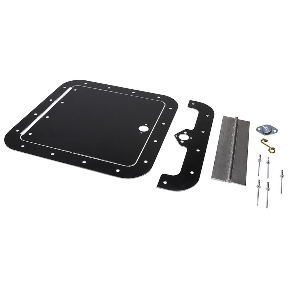 Allstar Performance Access Panel Kit Black 8In X 8In All18541