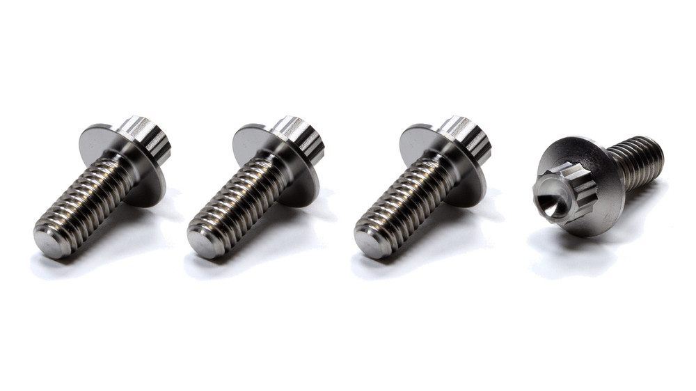King Racing Products Fuel Tank Bolts Titanium 4pcs 12 Point Heads KRP4096
