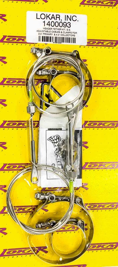 Lokar Header Tether Kit For 2In Primary And 4In Col. 1400093