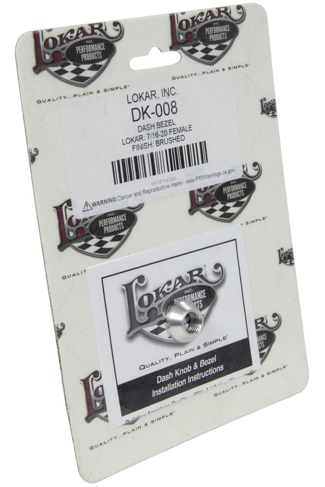 Lokar Dash Bezel Lokar 7/1 6-20 Female Brushed Dk-008