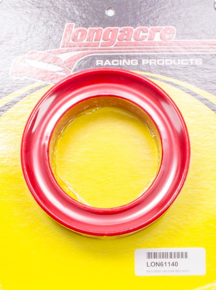 Longacre 5in/5.5in Deep Groove Spring Rubber Red Soft LON52-61140
