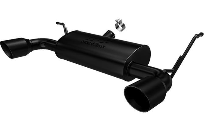 Magnaflow Perf Exhaust 07-   Wrangler 3.6L Axle Back Exhaust Black MAG15160