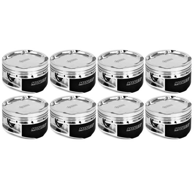Manley Gm Ls Ft Piston Set 4.075 Bore -4.0Cc 592575C-8