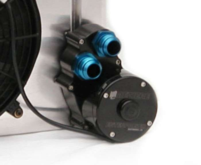 Meziere Dual Outlet Electric W/P - Radiator Mount MEZWP362