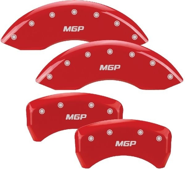 Mgp Caliper Cover 05-10 Mustang Caliper Covers Red MGP10197SMGPRD
