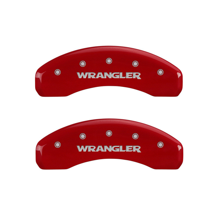 Mgp Caliper Cover 07-   Wrangler Caliper Covers Red MGP42007SWRGRD