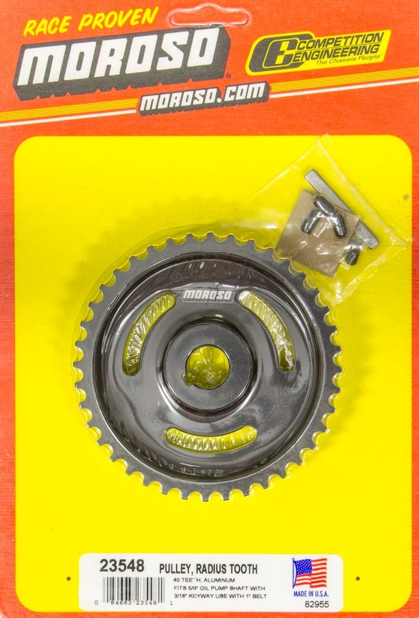 Moroso Dry Sump Pump Pulley 40T- Radius Tooth MOR23548