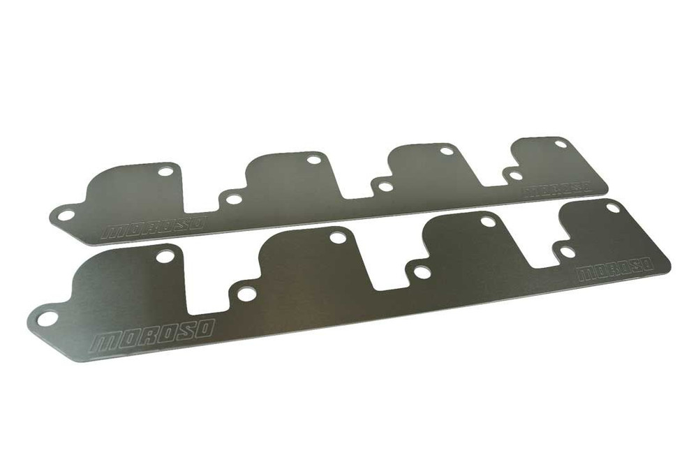 Moroso Storage Block Off Exh. Plates Ford 351C/351M MOR25181
