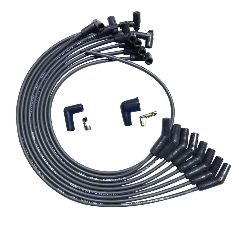 Moroso Ultra Plug Wire Set BBC Over V/C Black MOR51042