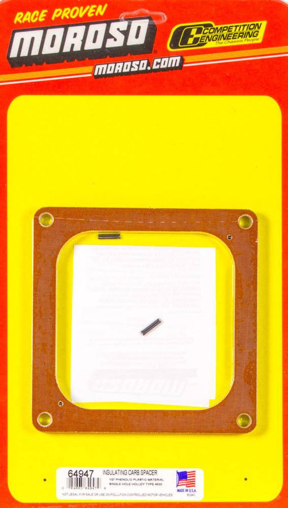 Moroso Phenolic 1/2in Open MOR64947
