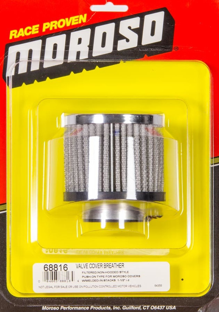Moroso Chrome V. Cvr Breathers MOR68816