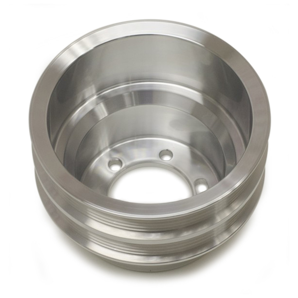 March Performance Crank Pulley Dual Serp Polished Mopar Sb/Bb 10306
