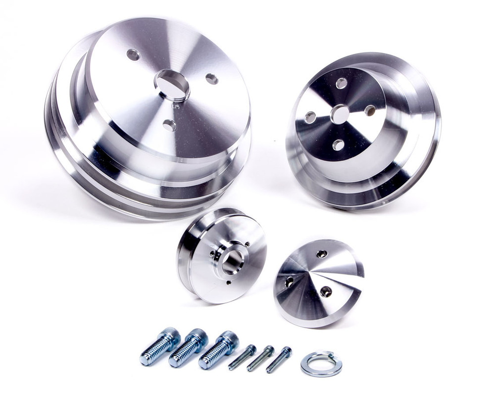 March Performance SBC V-Belt Pulley Set 3Pc. MPP6170 March Performance SBC V-Belt Pulley Set 3Pc. MPP6170