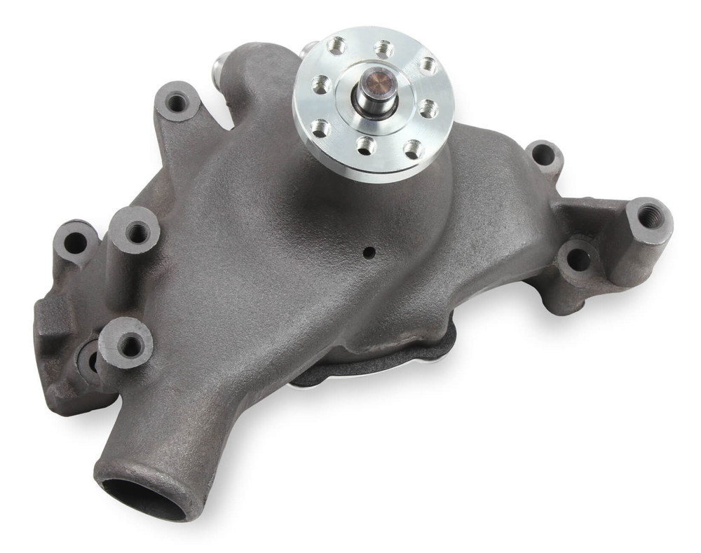Mr. Gasket Bbc Long Water Pump Iron W/ Natural Finish 7016Ng