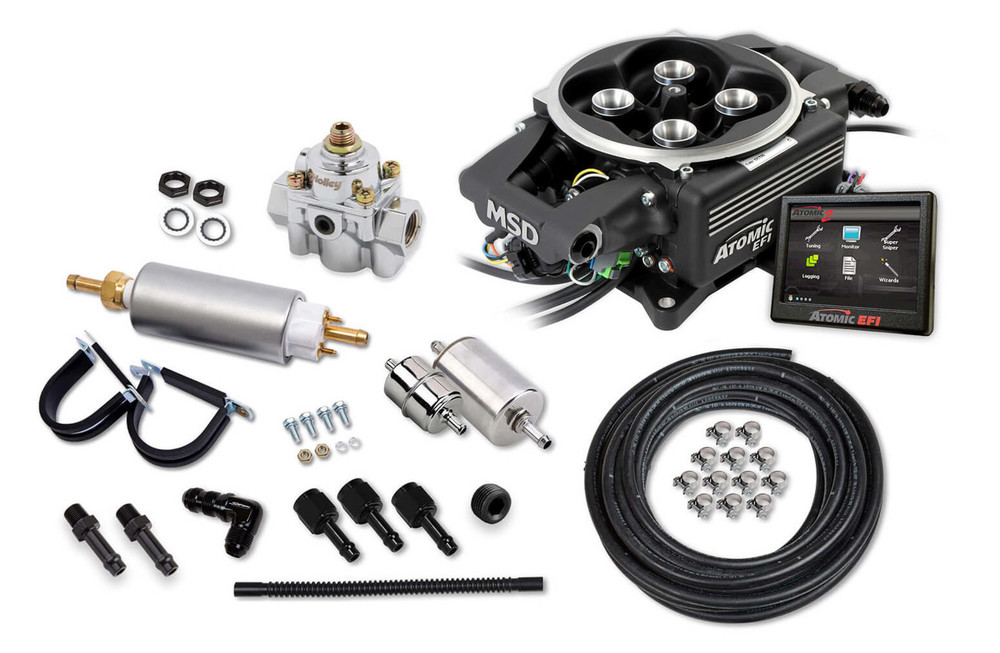 Msd Ignition Atomic 2 Efi Master Kit Black Finish 2900-2Bk Msd Ignition Atomic 2 Efi Master Kit Black Finish 2900-2Bk
