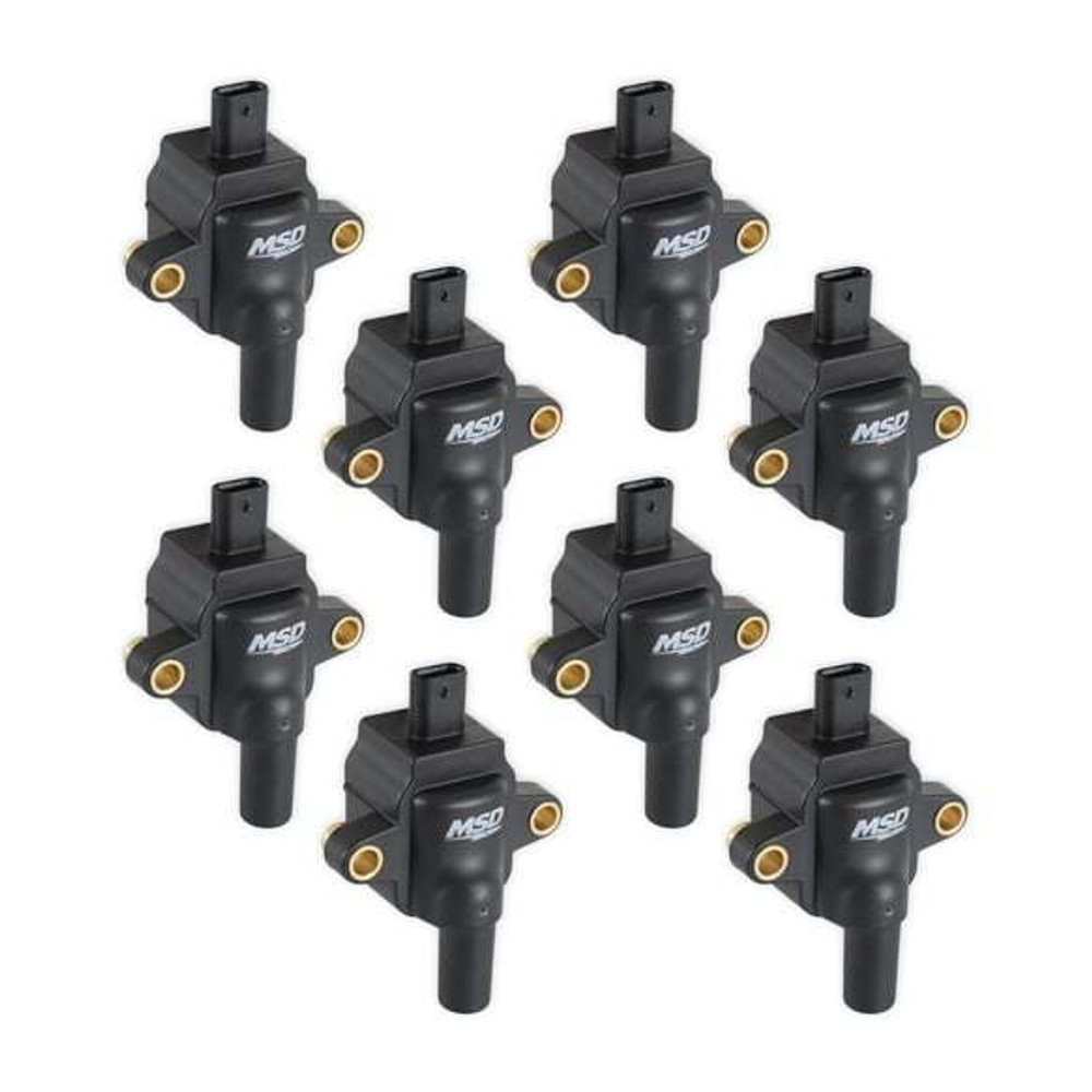 Msd Ignition Coil Ford Godzilla 7.3L 8-Pack Black MSD828383