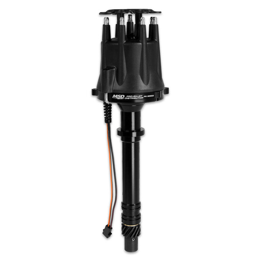 Msd Ignition Chevy Dist. V-8  Billet w/Cap & Rotor - Black MSD85555